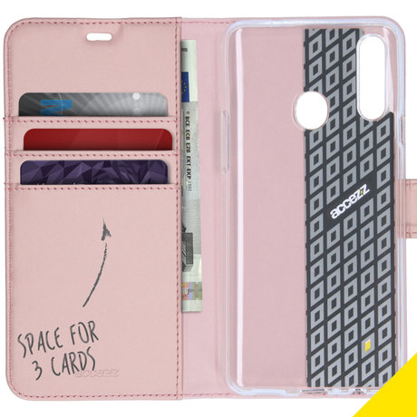 Accezz Wallet Softcase Booktype Samsung Galaxy A20s - Rosé Goud (D)