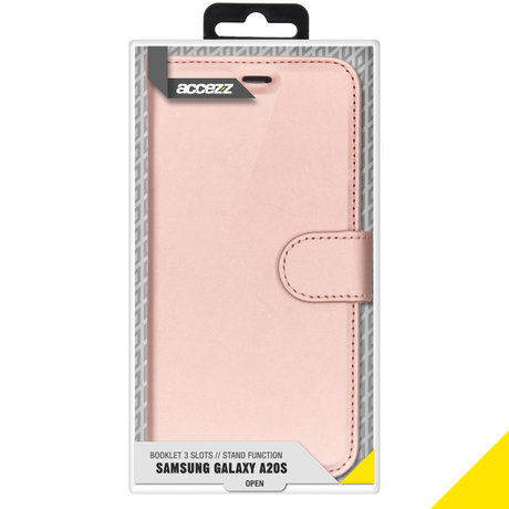 Accezz Wallet Softcase Booktype Samsung Galaxy A20s - Rosé Goud (D)