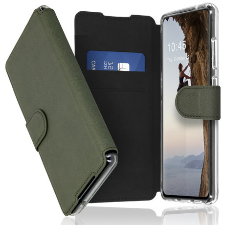 Accezz Xtreme Wallet Booktype Samsung Galaxy S21 FE - Lichtgroen (D)