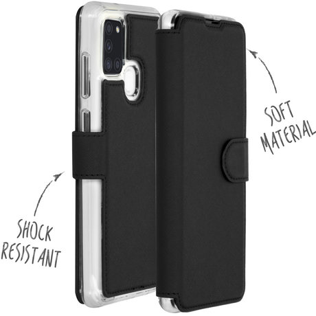 Accezz Xtreme Wallet Booktype Samsung Galaxy A21s - Zwart (D)