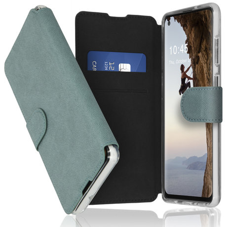 Accezz Xtreme Wallet Booktype Samsung Galaxy A21s - Lichtblauw (D)