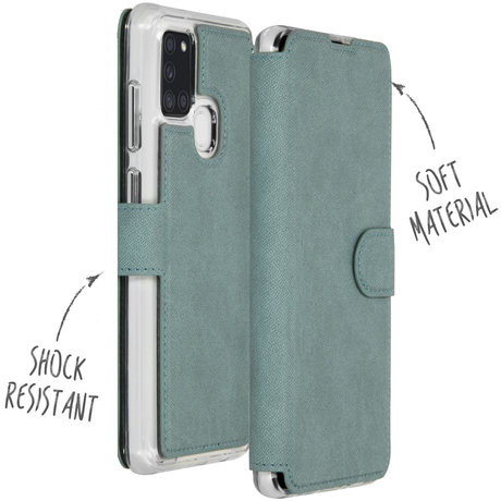 Accezz Xtreme Wallet Booktype Samsung Galaxy A21s - Lichtblauw (D)