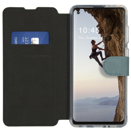 Accezz Xtreme Wallet Booktype Samsung Galaxy A21s - Lichtblauw (D)