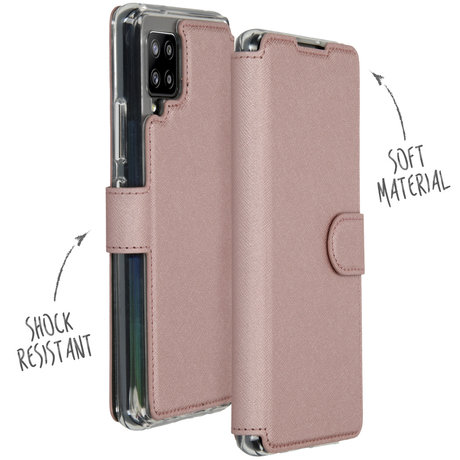 Accezz Xtreme Wallet Booktype Samsung Galaxy A42 - Rosé Goud (D)
