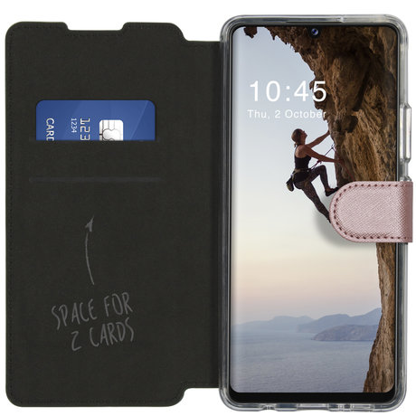Accezz Xtreme Wallet Booktype Samsung Galaxy A42 - Rosé Goud (D)