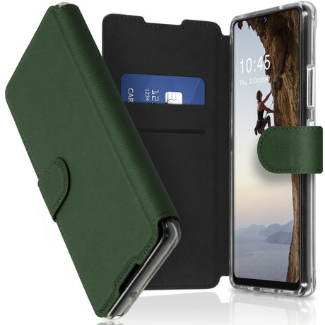 Accezz Xtreme Wallet Booktype Samsung Galaxy A42 - Donkergroen (D)