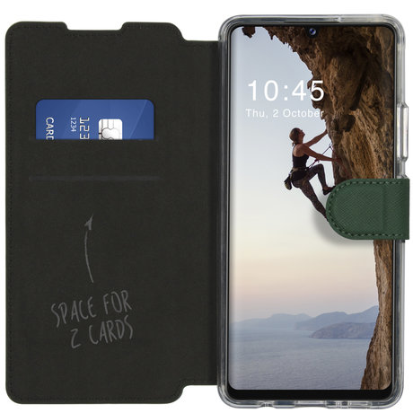 Accezz Xtreme Wallet Booktype Samsung Galaxy A42 - Donkergroen (D)