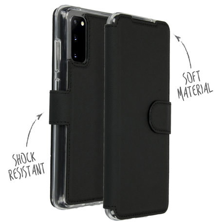 Accezz Xtreme Wallet Booktype Samsung Galaxy S20 - Zwart (D)