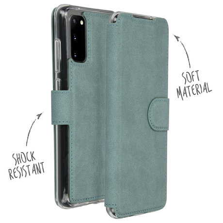 Accezz Xtreme Wallet Booktype Samsung Galaxy S20 - Lichtblauw (D)