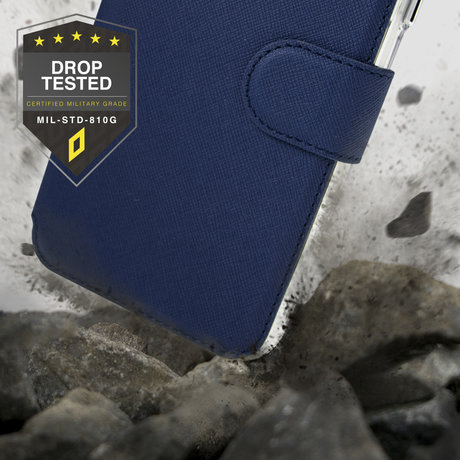 Accezz Xtreme Wallet Booktype Samsung Galaxy S21 - Donkerblauw (D)