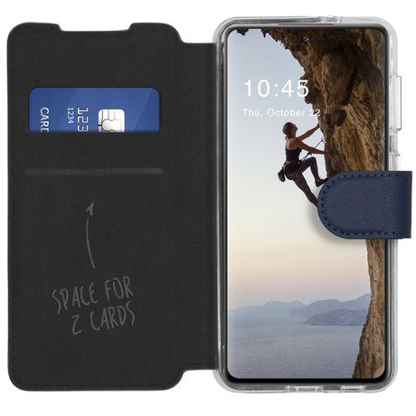 Accezz Xtreme Wallet Booktype Samsung Galaxy S21 - Donkerblauw (D)