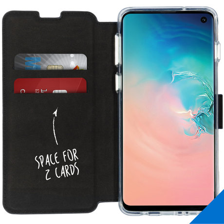 Accezz Xtreme Wallet Booktype Samsung Galaxy S10 - Zwart (D)