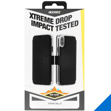 Accezz Xtreme Wallet Booktype Samsung Galaxy S10 - Zwart (D)