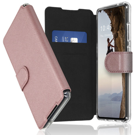Accezz Xtreme Wallet Booktype Galaxy S21 Ultra - Rosé Goud (D)