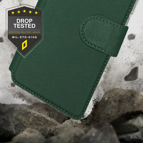 Accezz Xtreme Wallet Booktype Samsung Galaxy A72 - Donkergroen (D)