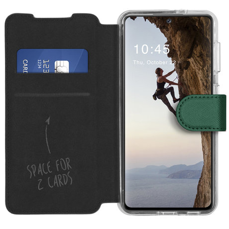 Accezz Xtreme Wallet Booktype Samsung Galaxy A72 - Donkergroen (D)