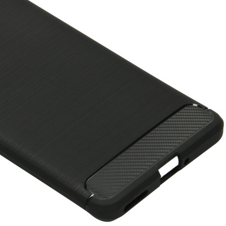 Brushed Backcover OnePlus 8 Pro - Zwart (D)