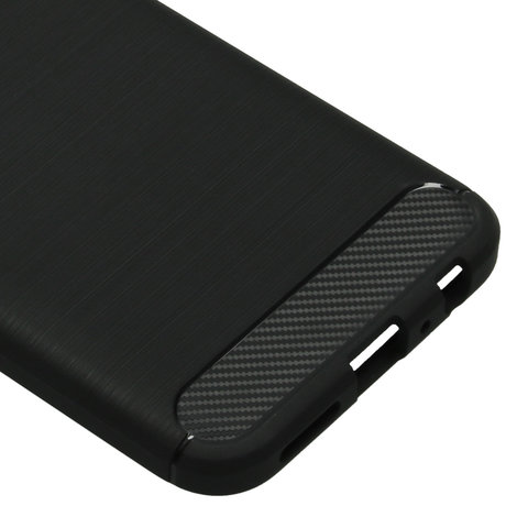 Brushed Backcover OnePlus Nord N100 - Zwart (D)