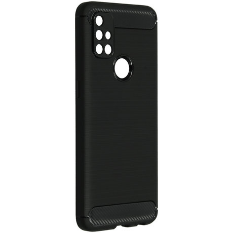 Brushed Backcover OnePlus Nord N10 5G - Zwart (D)
