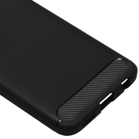 Brushed Backcover OnePlus Nord N10 5G - Zwart (D)