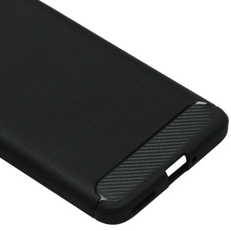 Brushed Backcover OnePlus 8T - Zwart (D)