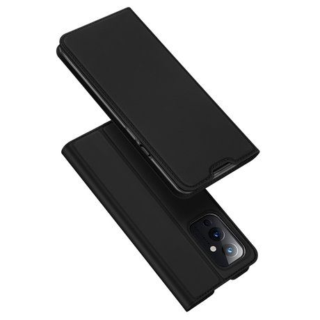 Dux Ducis Slim Softcase Booktype OnePlus 9 - Zwart (D)