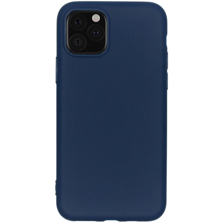 Color Backcover iPhone 11 Pro - Donkerblauw (D)