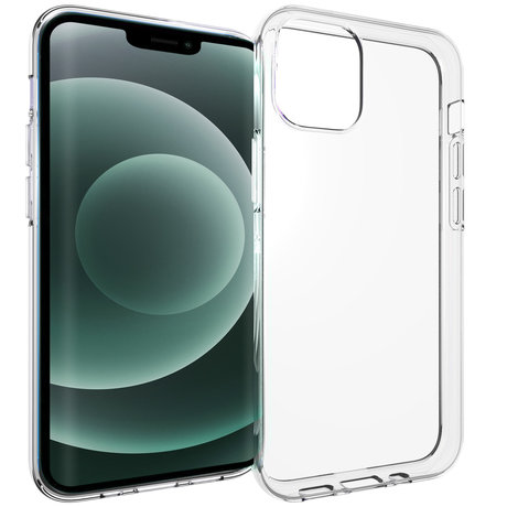 Accezz Clear Backcover iPhone 13 Mini - Transparant (D)