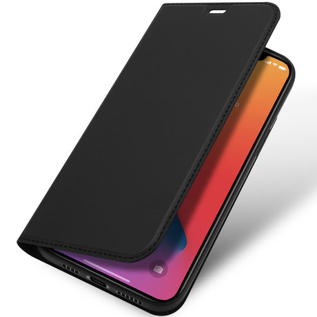 Dux Ducis Slim Softcase Booktype iPhone 12 Pro Max - Zwart (D)