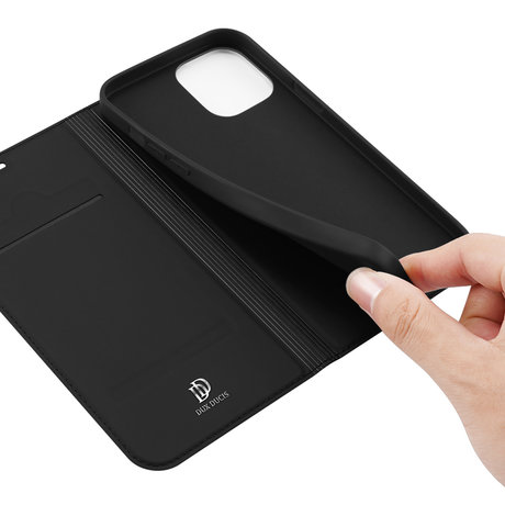 Dux Ducis Slim Softcase Booktype iPhone 12 Pro Max - Zwart (D)