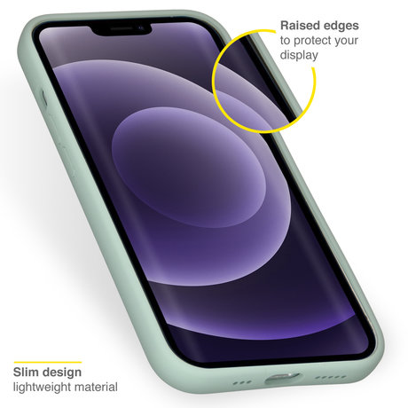 Accezz Liquid Silicone Backcover iPhone 13 - Sky Blue (D)