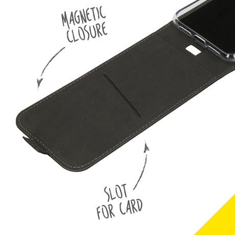 Accezz Flipcase iPhone Xr - Zwart (D)