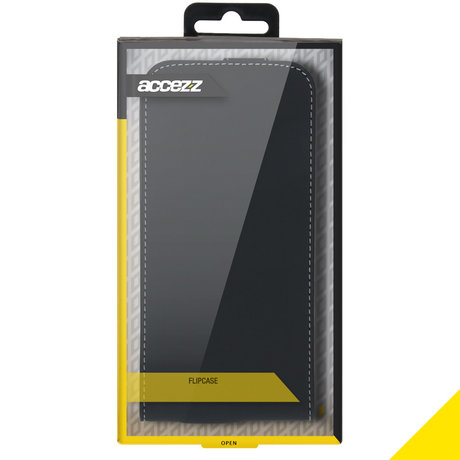 Accezz Flipcase iPhone Xr - Zwart (D)