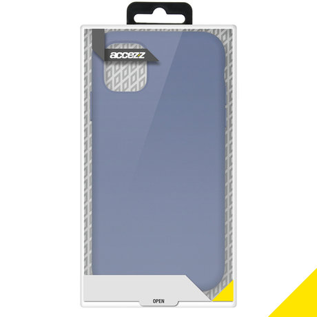 Accezz Liquid Silicone Backcover iPhone 11 - Lavender Gray (D)