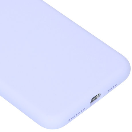 Accezz Liquid Silicone Backcover iPhone 11 Pro Max - Paars (D)