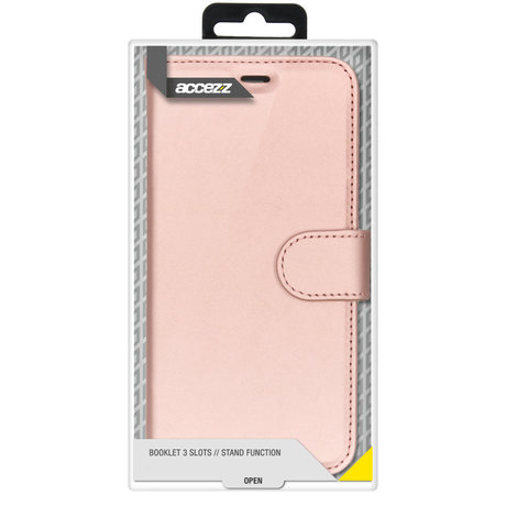 Accezz Wallet Softcase Booktype iPhone 12 Mini - Rosé Goud (D)