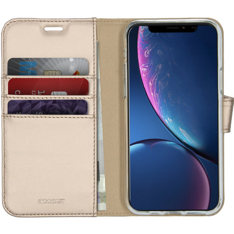 Accezz Wallet Softcase Booktype iPhone 11 Pro - Goud (D)