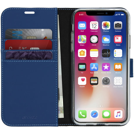Accezz Wallet Softcase Booktype iPhone 11 Pro Max - Blauw (D)