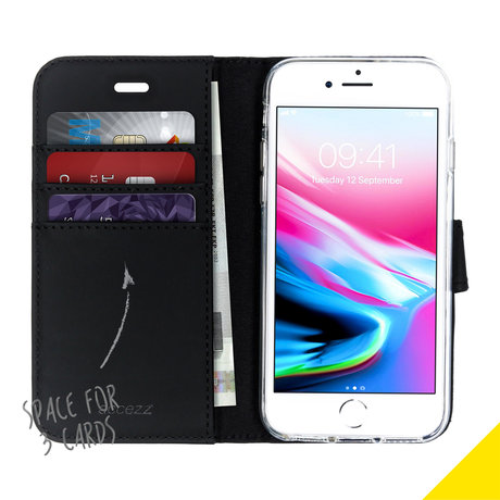 Accezz Wallet Softcase Booktype iPhone SE (2020) / 8 / 7 / 6(s) (D)