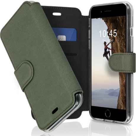 Accezz Xtreme Wallet Booktype iPhone SE (2020) / 8 / 7 - Lichtgroen (D)