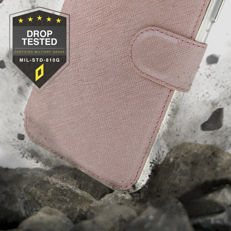 Accezz Xtreme Wallet Booktype iPhone 12 (Pro) - Rosé Goud (D)