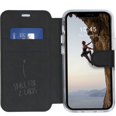 Accezz Xtreme Wallet Booktype iPhone 12 Mini - Zwart (D)