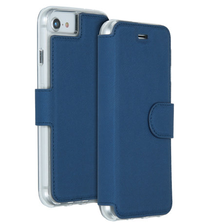 Accezz Xtreme Wallet Booktype iPhone SE (2020) / 8 / 7 - Donkerblauw (D)