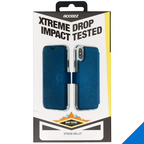 Accezz Xtreme Wallet Booktype iPhone 11 - Blauw (D)