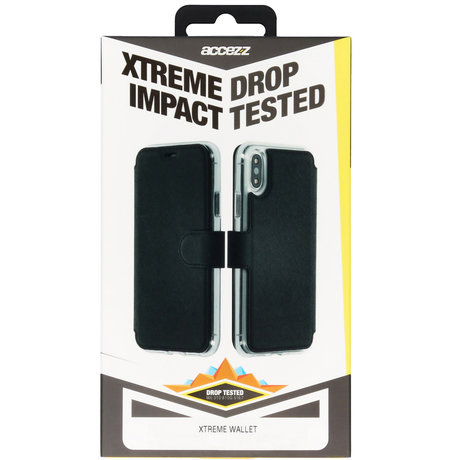 Accezz Xtreme Wallet Booktype iPhone 11 Pro Max - Zwart (D)