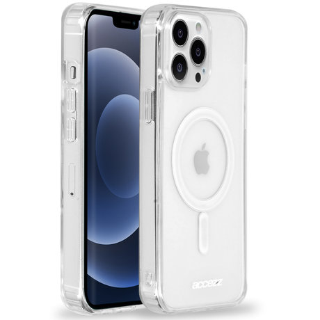Accezz Clear Backcover met MagSafe iPhone 13 Pro - Transparent (D)