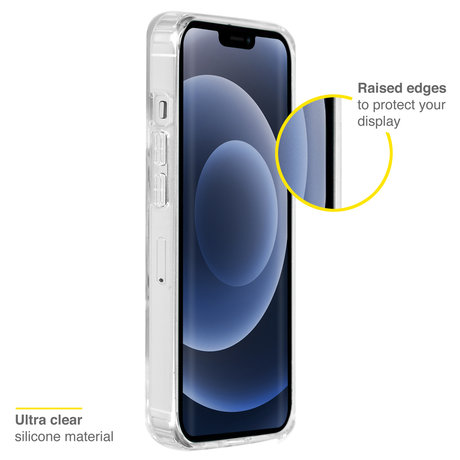 Accezz Clear Backcover met MagSafe iPhone 13 Pro - Transparent (D)