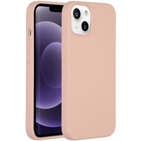Accezz Liquid Silicone Backcover iPhone 13 - Roze (D)