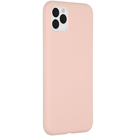 Accezz Liquid Silicone Backcover iPhone 11 Pro Max - Roze (D)
