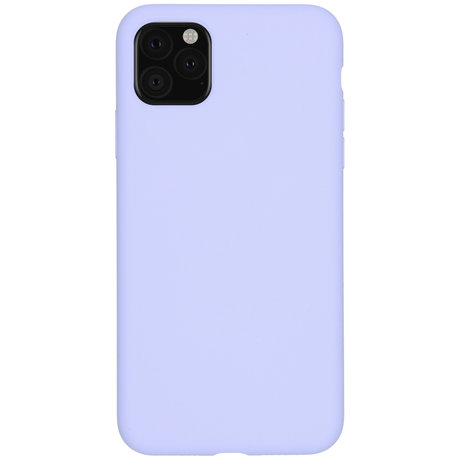 Accezz Liquid Silicone Backcover iPhone 11 Pro Max - Paars (D)